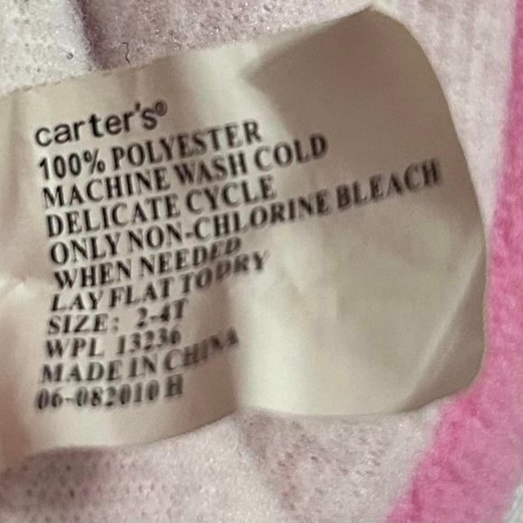 Girls Pink & Light Purple Hat & Mitten Set - Picture 9 of 10